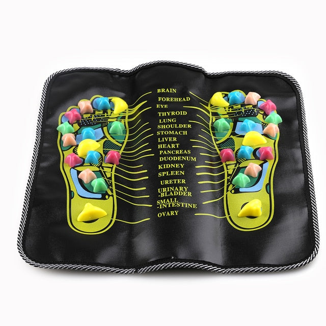 Foot Pain Relief Massager Mat – Acupressure Stone Therapy